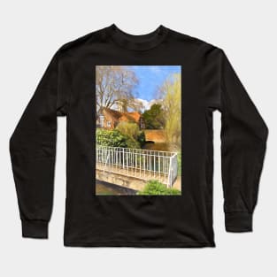 The Itchen Near Winchester College Long Sleeve T-Shirt